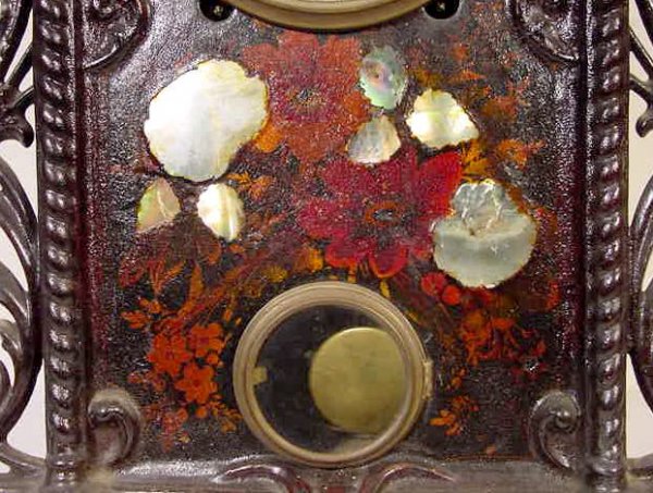 New Haven Iron Front w/Shell Inlay Clock - 4