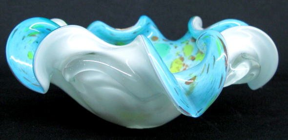 Murano Glass Dish w/Vasa Murrhina - 2