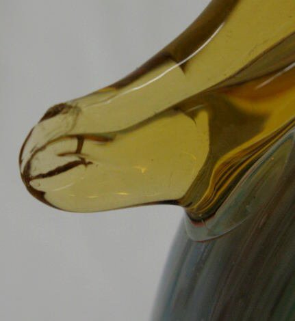 2 Elaborate J.I. Co. Murano Glass Pelicans - 8