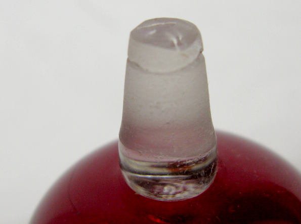 2 Murano Glass Perfume Bottles w/Stoppers - 6