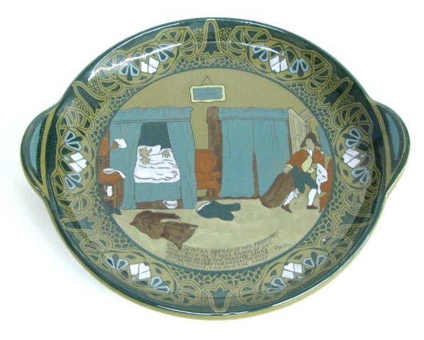 Deldare Emeraldware Dr. Syntax Tray