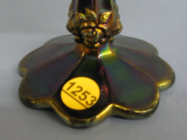 Fenton Carnival Glass Rose's Compote - 3