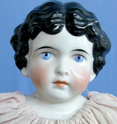 1 China Head & 1 Bisque Head Doll - 3