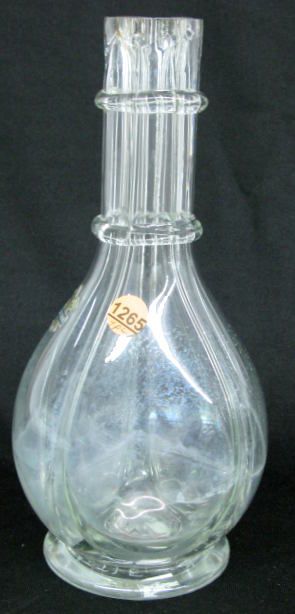 4 Four Section Clear Glass Decanters - 2