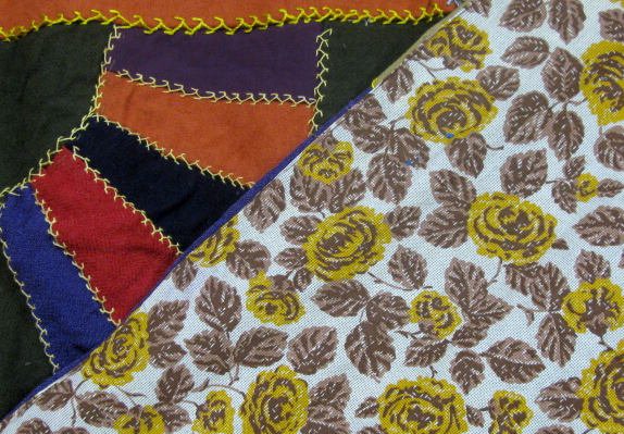 2 Crazy Quilts: Sampler Stitches, Fan Pattern - 4