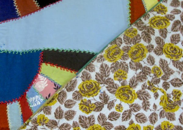 2 Crazy Quilts: Sampler Stitches, Fan Pattern - 7
