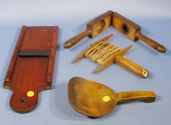Group of 4 Primitive Kitchen Utensils
