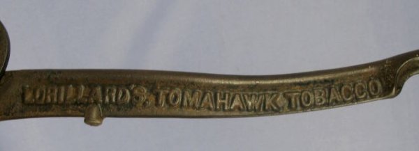 Lorillard's Tomahawk Tobacco Cutter - 4