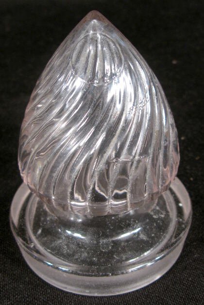 Swirled Glass Apothecary Jar - 4