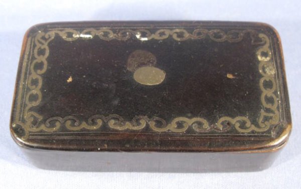 Group of 3 Paper Mache Snuff Boxes - 2