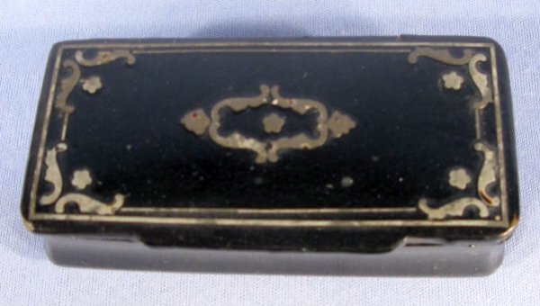 Group of 3 Paper Mache Snuff Boxes - 6