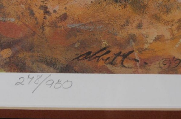 Robert K Abbett 1991 Wildlife Framed Print - 4