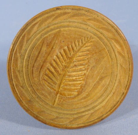 4 Wood Carved 19th Century Cookie Presses - 9