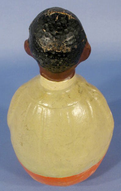 Rare Antique Roly-Poly Black Man Toy - 3