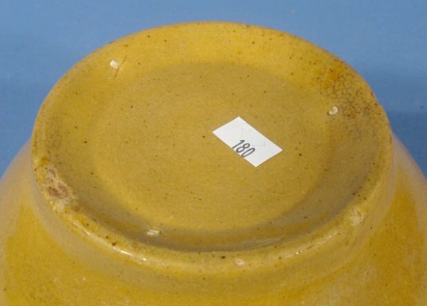 Group of 3 Yellow Ware Mixing Bowls - 3