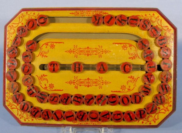 Wood Alphabet Universal Spelling Board