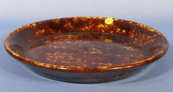 Group of 4 Rockingham Glazed Yellow Ware Pieces - 4
