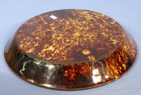 Group of 4 Rockingham Glazed Yellow Ware Pieces - 5
