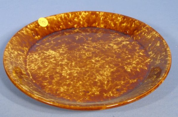 Group of 4 Rockingham Glazed Yellow Ware Pieces - 6