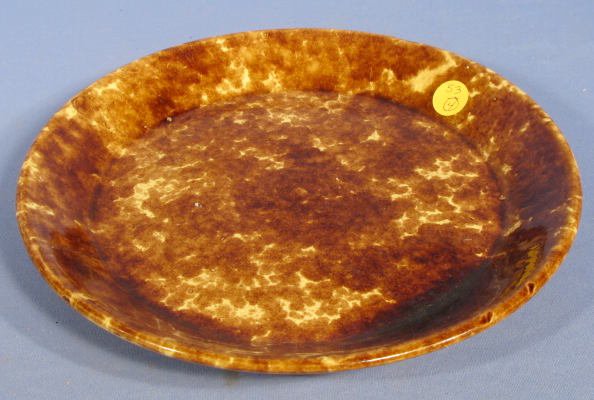 Group of 4 Rockingham Glazed Yellow Ware Pieces - 7