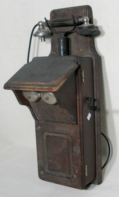 Oak Kellogg Wall Telephone - 2