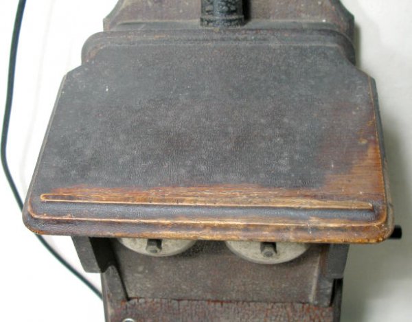 Oak Kellogg Wall Telephone - 4
