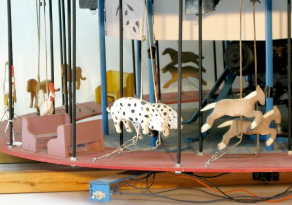 Homemade Battery Operated Carousel - 2