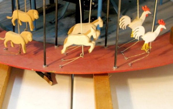 Homemade Battery Operated Carousel - 3