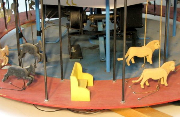 Homemade Battery Operated Carousel - 4