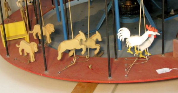Homemade Battery Operated Carousel - 5