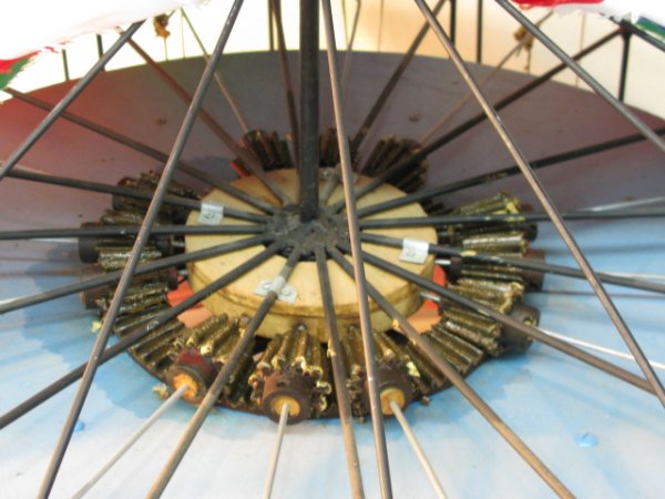 Homemade Battery Operated Carousel - 8