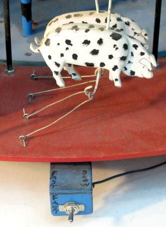 Homemade Battery Operated Carousel - 9