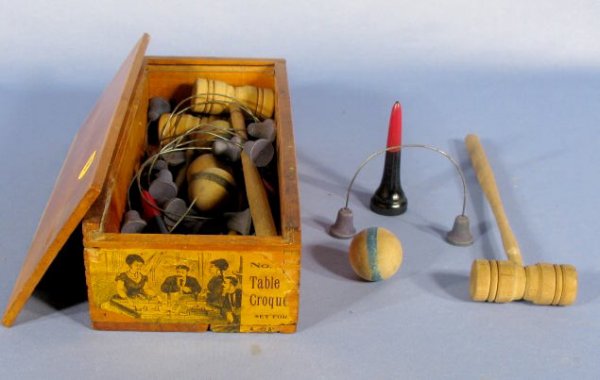 Group of 3 Antique Wood Toy Items - 6