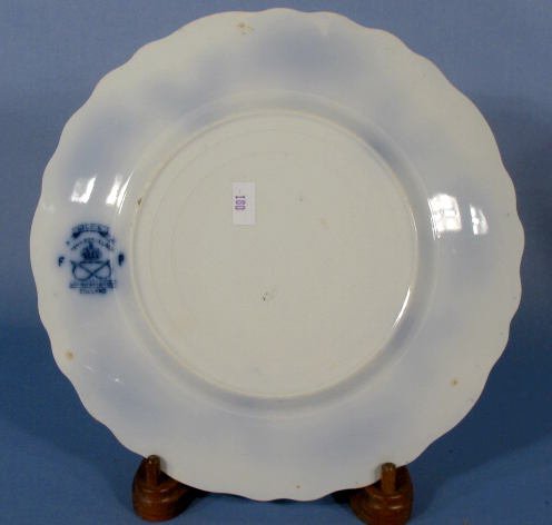 Group of 4 Nelson Flow Blue Plates by New Wharf - 4