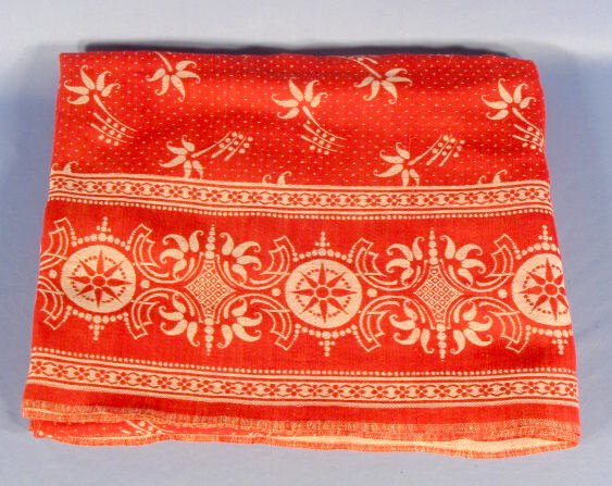 Group of 6 Red/White Woven Table Cloths - 6