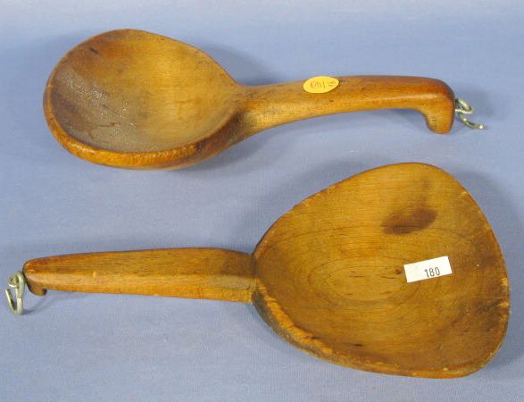 Group of 5 Wood Kitchen Utensils - 2