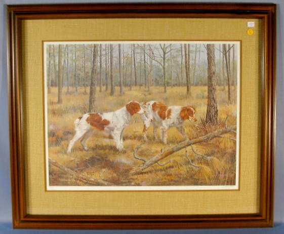 William Gillies 1982 Wildlife Framed Print