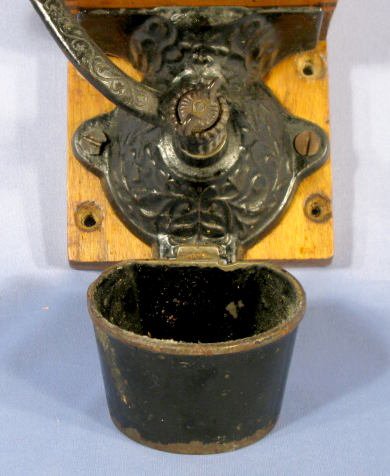 Dovetailed Wood Wall Coffee Grinder - 4