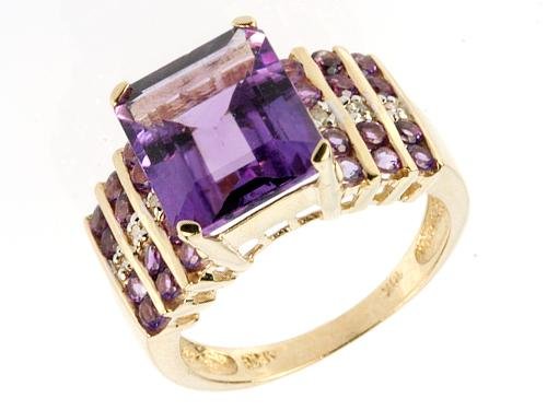6.5ct Amethyst w/Multiple Stones Ring
