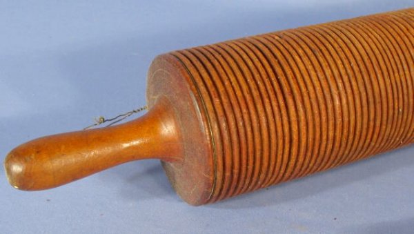 Group of 4 Wood Carved Primitive Kitchen Utensils - 2