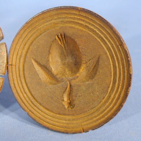 Group of 4 Wood Carved Cookie Presses - 5