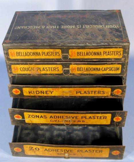 Johnson & Johnson Tin Lithographed Pharmacy Case - 2