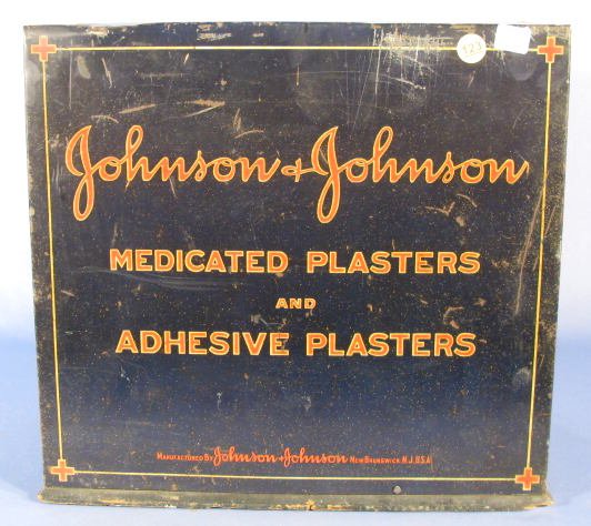 Johnson & Johnson Tin Lithographed Pharmacy Case - 6