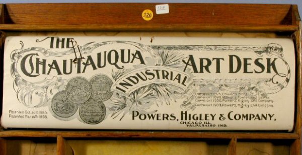 Chautaugua Industrial Art Desk by Powers - 10