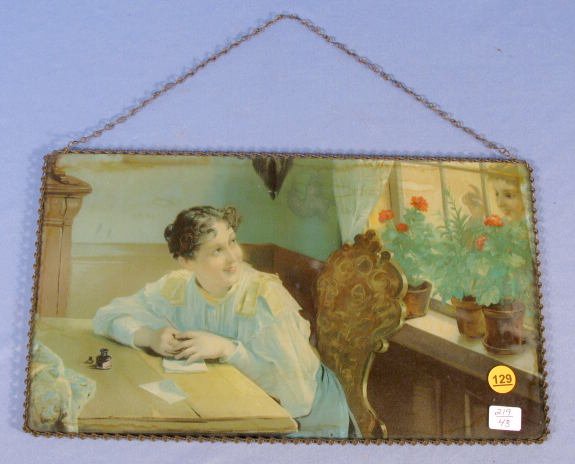 Chain Picture of Young Lady at a Writing Desk