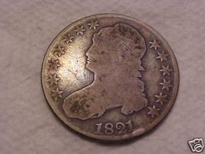 1821 Bust Half Dollar