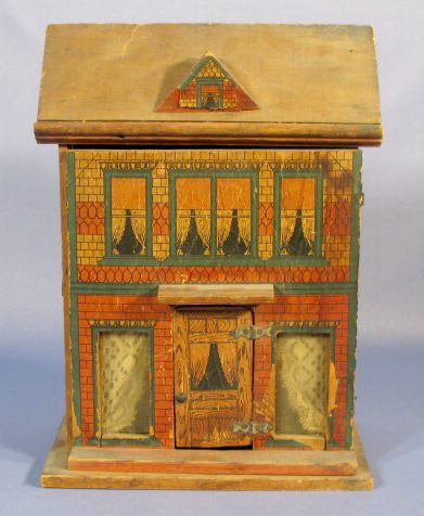 Bliss Style Wood House w/Lithograph Paper Front