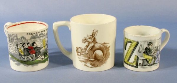 Group of 3 Children's Mugs