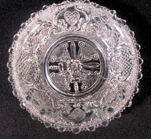 Group of 7 Sandwich Glass Plates - 2