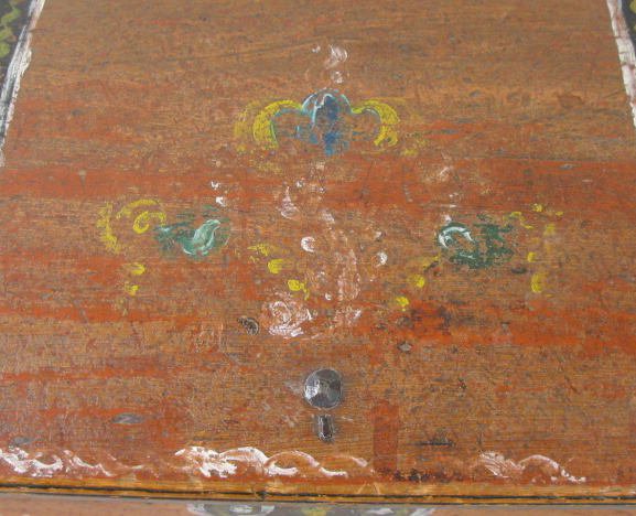 Rosemahled Trunk Dated 1872 - 3